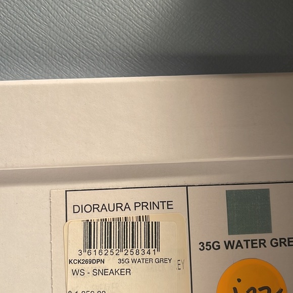 Dior , Size 35G Color Call Water Grey - Picture 8 of 8
